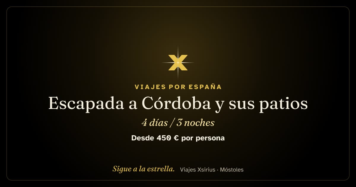 Escapada a Córdoba y sus patios: España, 4 días / 3 noches