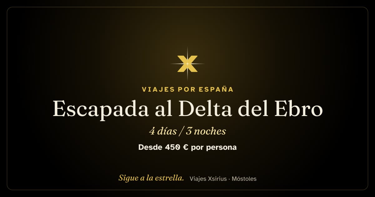 Escapada al Delta del Ebro: España, 4 días / 3 noches