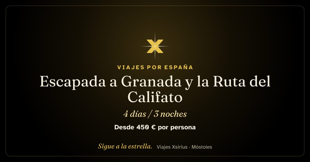 Escapada a Granada y la Ruta del Califato: España, 4 días / 3 noches