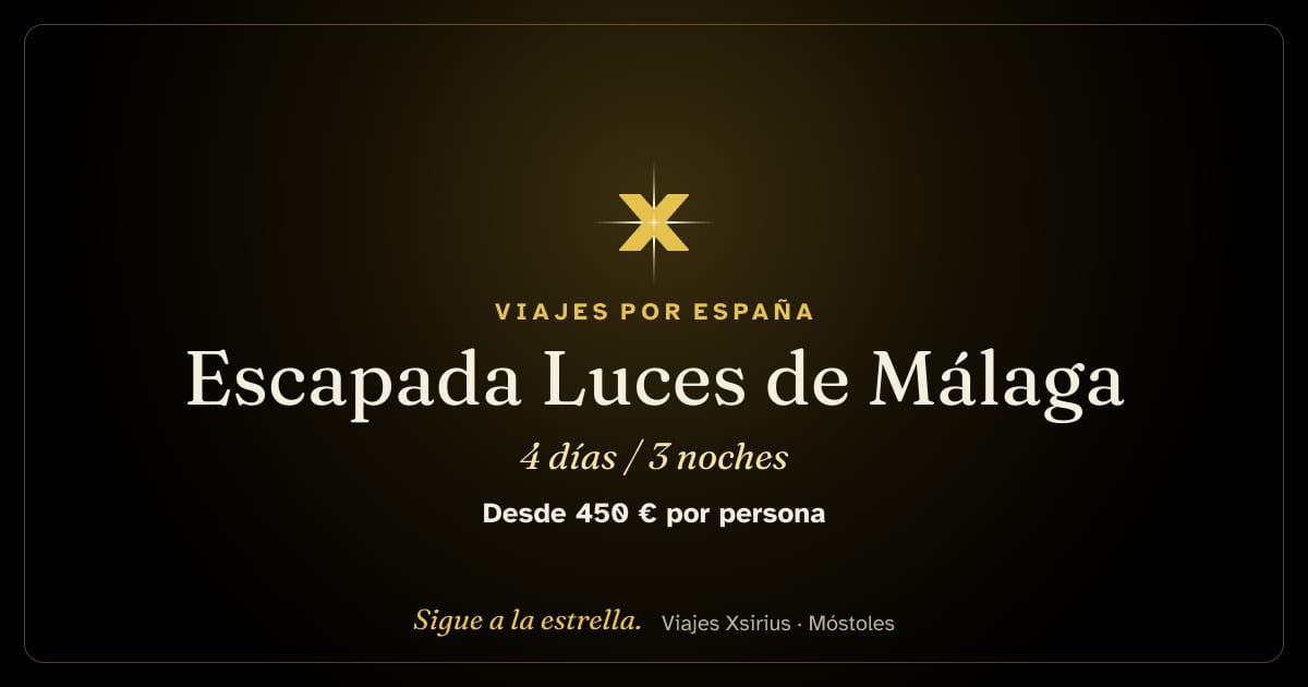 Escapada Luces de Málaga: España, 4 días / 3 noches