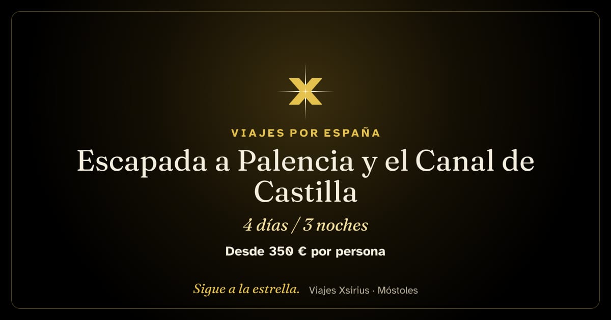 Escapada a Palencia y el Canal de Castilla: España, 4 días / 3 noches