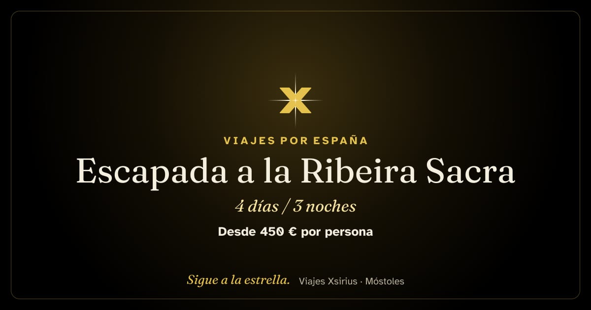 Escapada a la Ribeira Sacra: España, 4 días / 3 noches