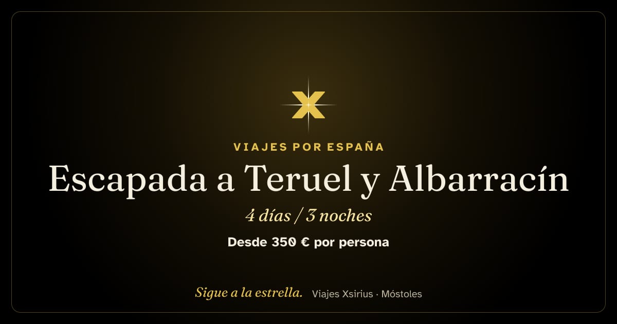 Escapada a Teruel y Albarracín: España, 4 días / 3 noches