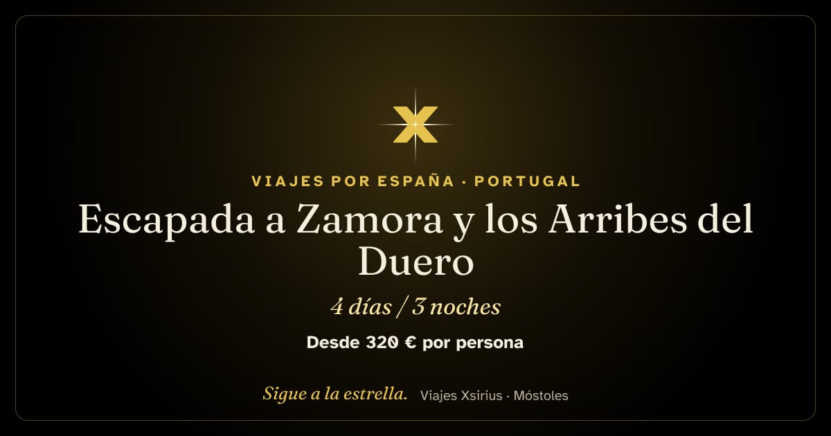 Escapada a Zamora y los Arribes del Duero: España, Portugal, 4 días / 3 noches