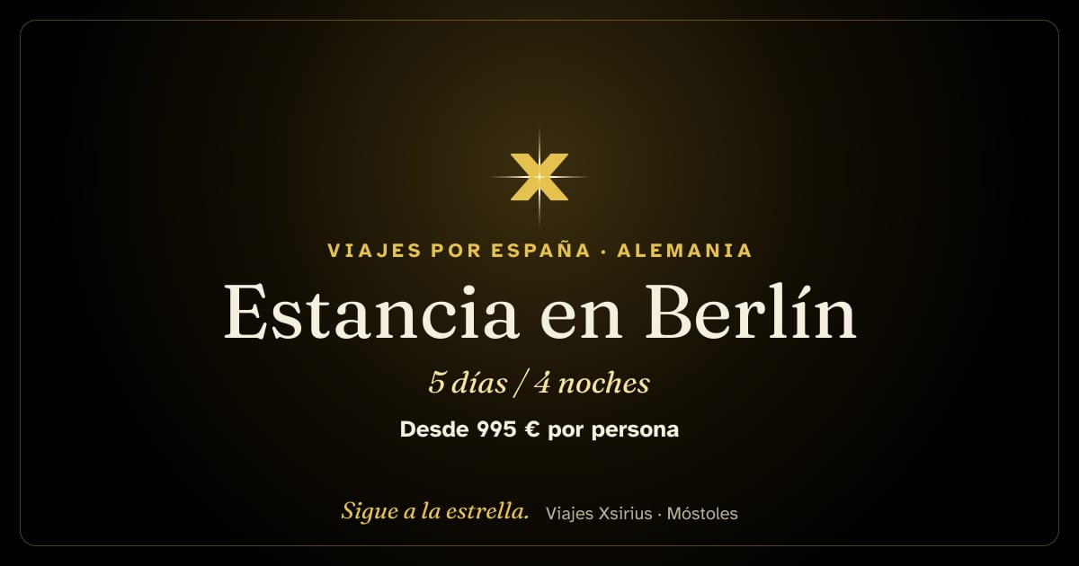 Estancia en Berlín: Alemania, 5 días / 4 noches