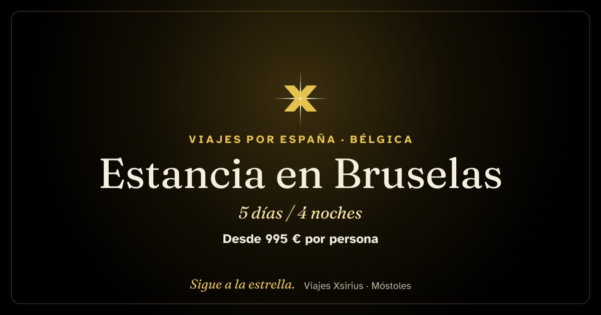 Estancia en Bruselas: Bélgica, 5 días / 4 noches