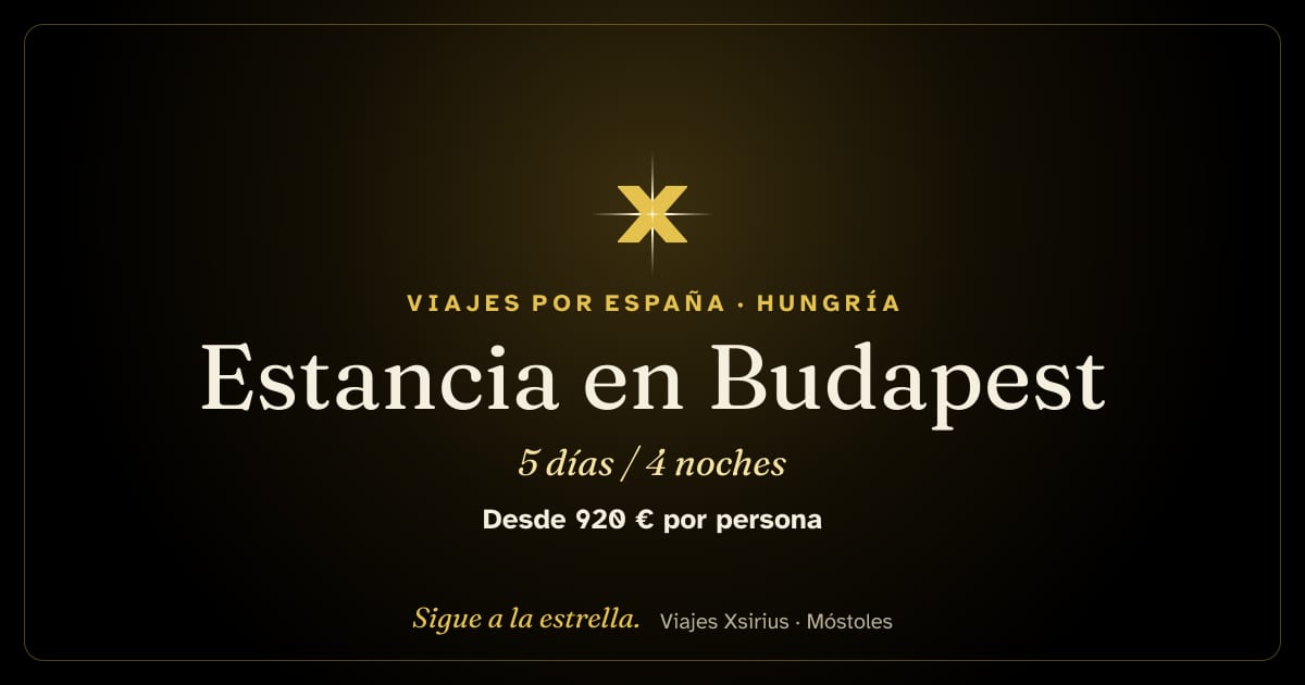 Estancia en Budapest: Hungría, 5 días / 4 noches