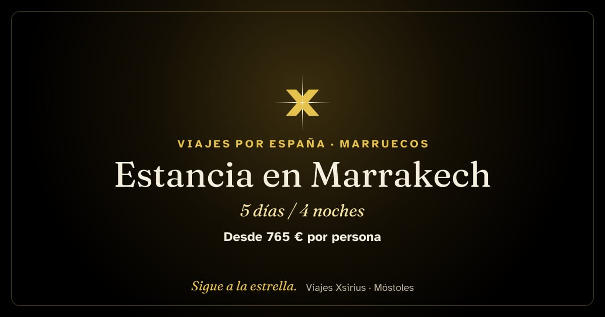 Estancia en Marrakech: Marruecos, 5 días / 4 noches