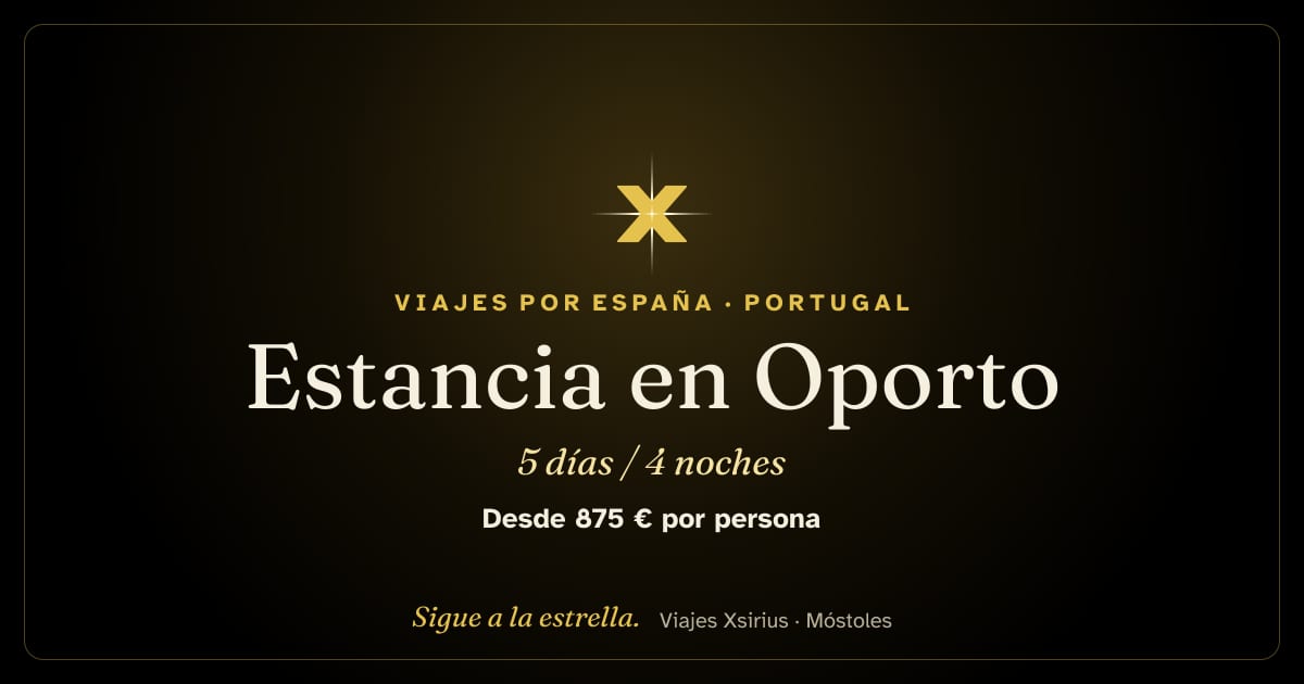 Estancia en Oporto: Portugal, 5 días / 4 noches