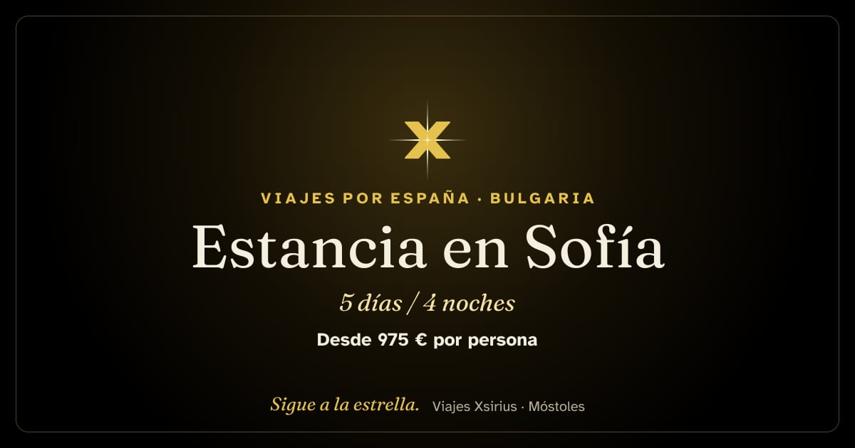 Estancia en Sofía: Bulgaria, 5 días / 4 noches