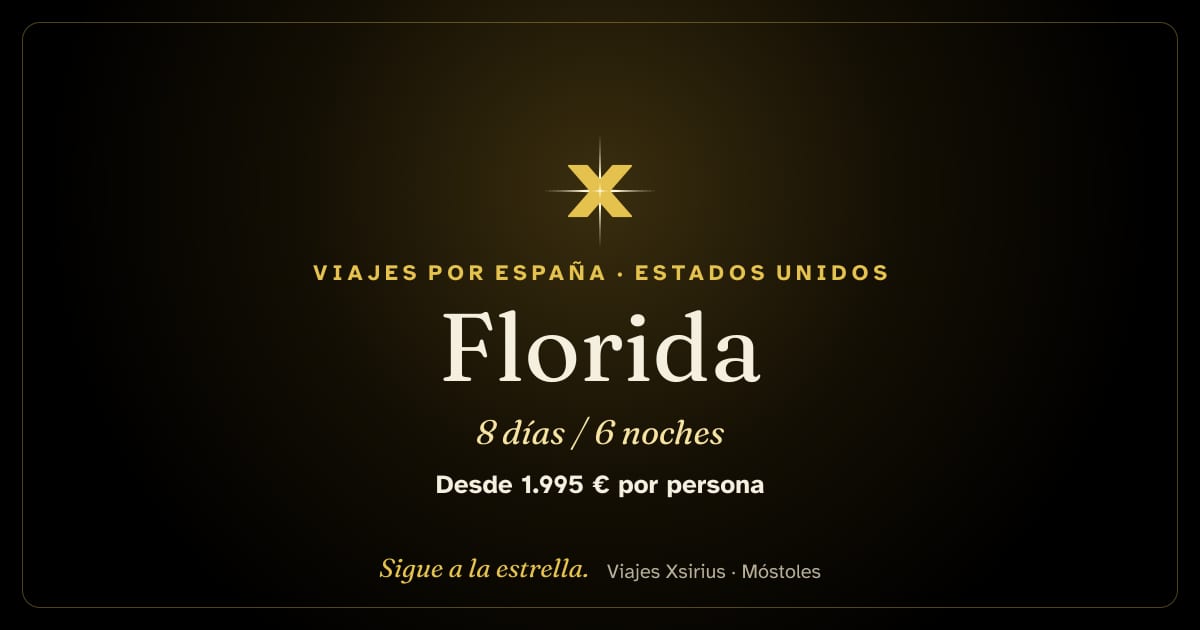 Florida: Estados Unidos, 8 días / 6 noches