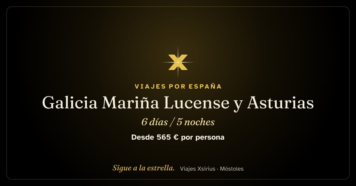 Galicia Mariña Lucense y Asturias: España, 6 días / 5 noches