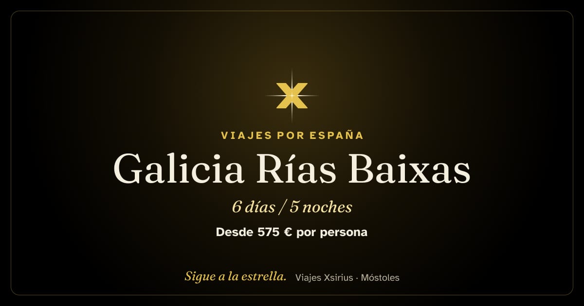 Galicia Rías Baixas: España, 6 días / 5 noches