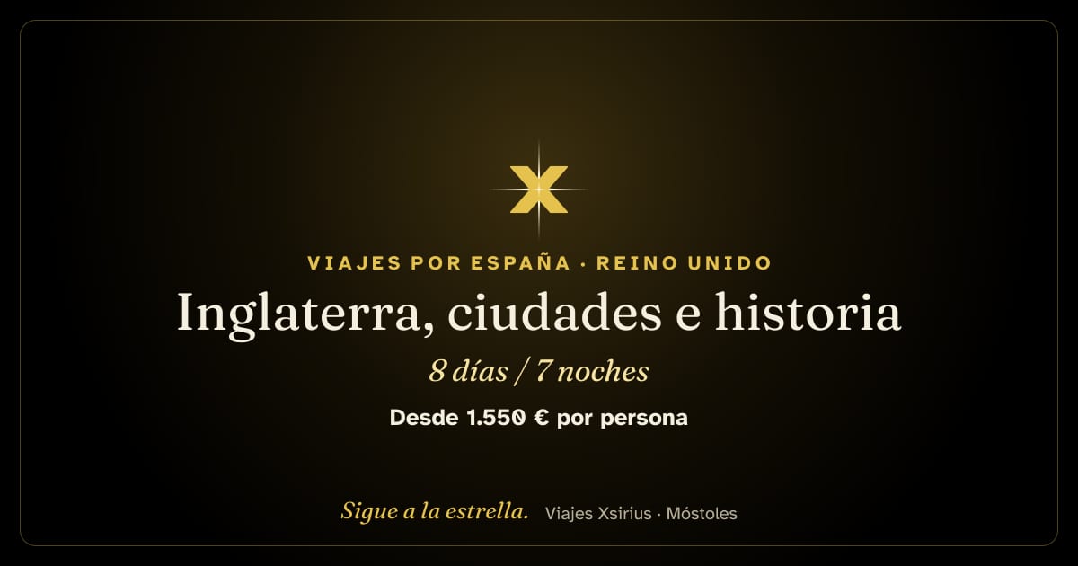 Inglaterra, ciudades e historia: undefined, 8 días / 7 noches