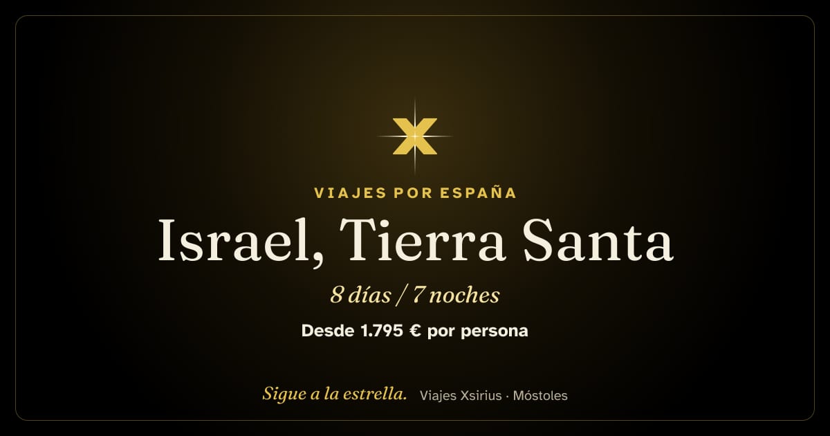 Israel, Tierra Santa: Israel y Cisjordania (Belén), 8 días / 7 noches