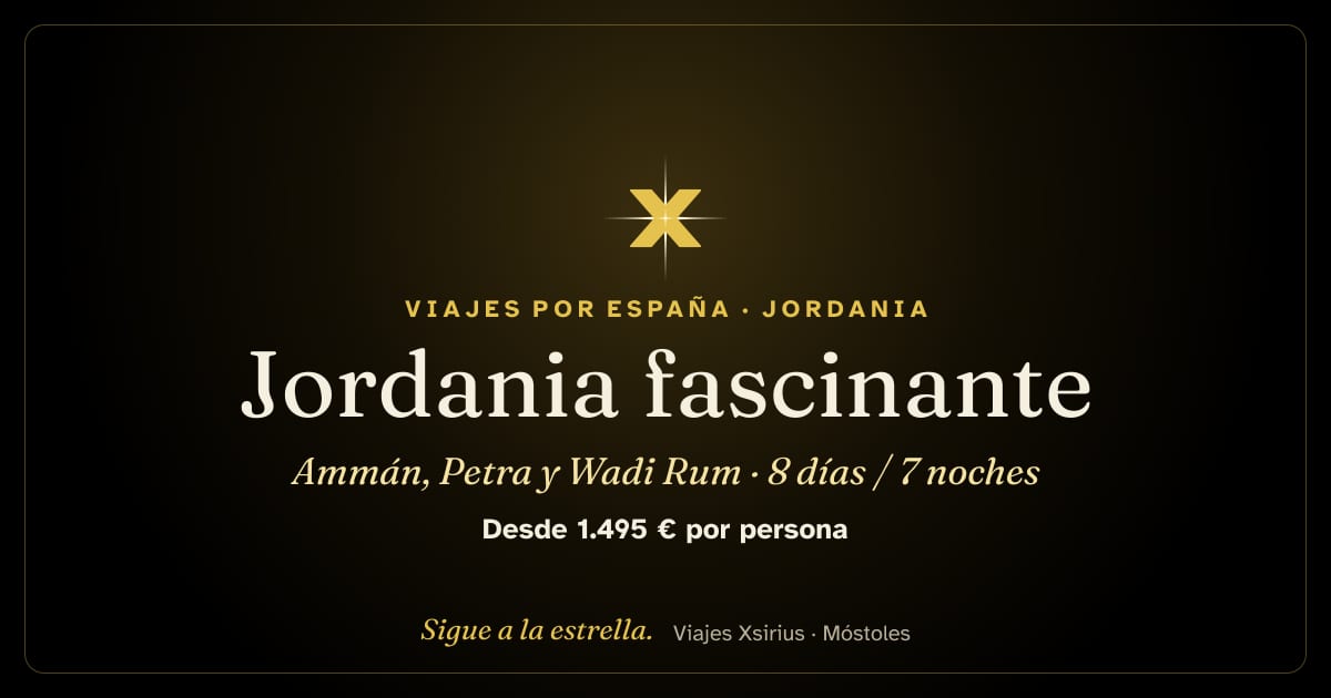 Jordania fascinante: Ammán, Petra y Wadi Rum: Jordania, 8 días / 7 noches