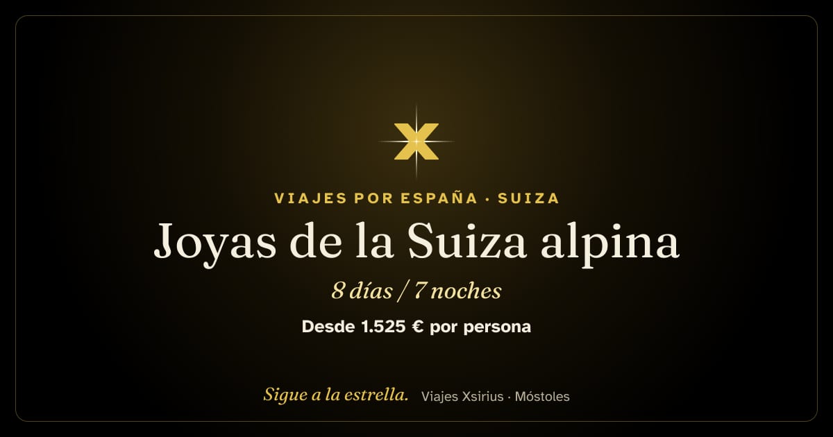 Joyas de la Suiza alpina: Suiza y Francia, 8 días / 7 noches