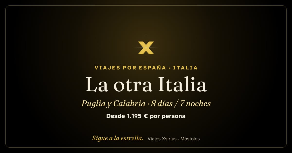 La otra Italia: Puglia y Calabria: Italia, 8 días / 7 noches