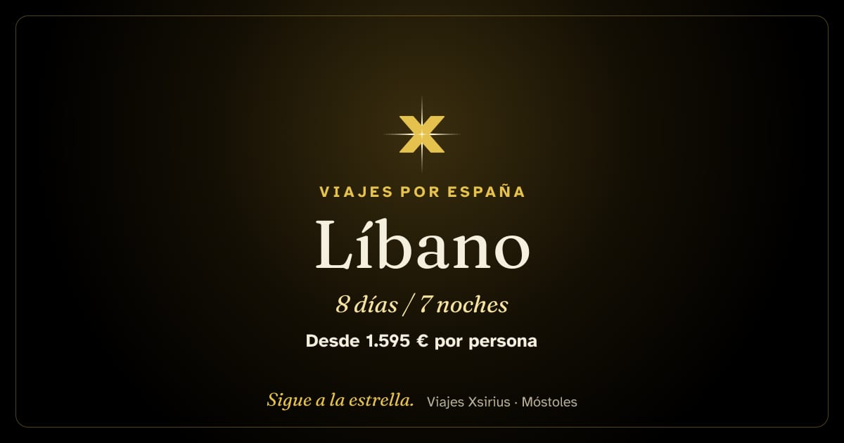 Líbano: Líbano, 8 días / 7 noches