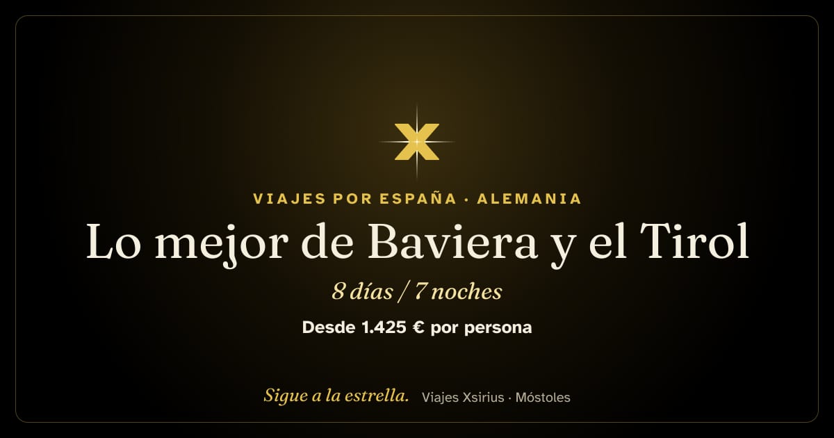 Lo mejor de Baviera y el Tirol: Alemania y Austria, 8 días / 7 noches