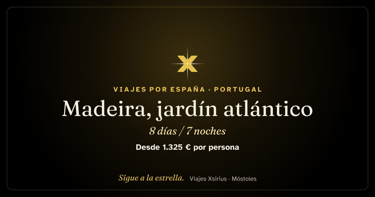 Madeira, jardín atlántico: Portugal (Madeira), 8 días / 7 noches