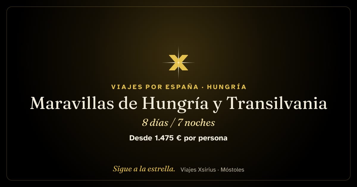Maravillas de Hungría y Transilvania: Hungría y Rumanía, 8 días / 7 noches