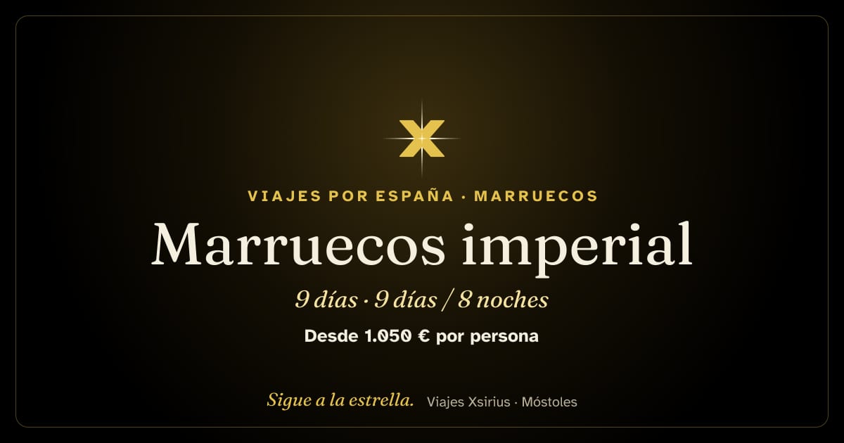Marruecos imperial, 9 días: Marruecos, 9 días / 8 noches