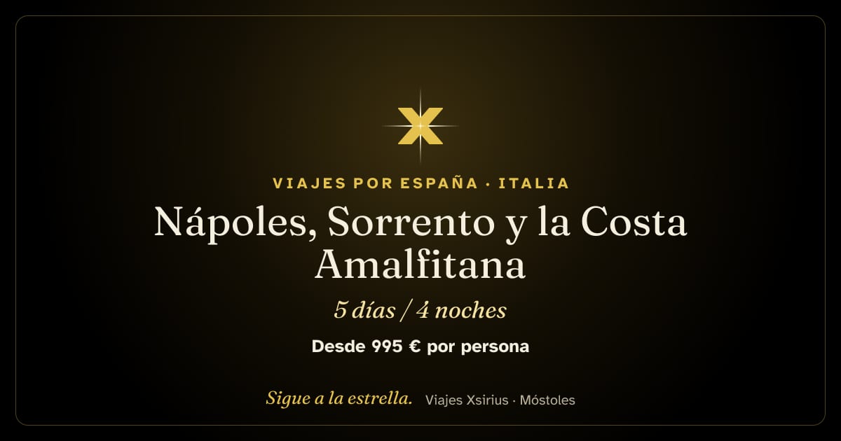 Nápoles, Sorrento y la Costa Amalfitana: Italia, 5 días / 4 noches