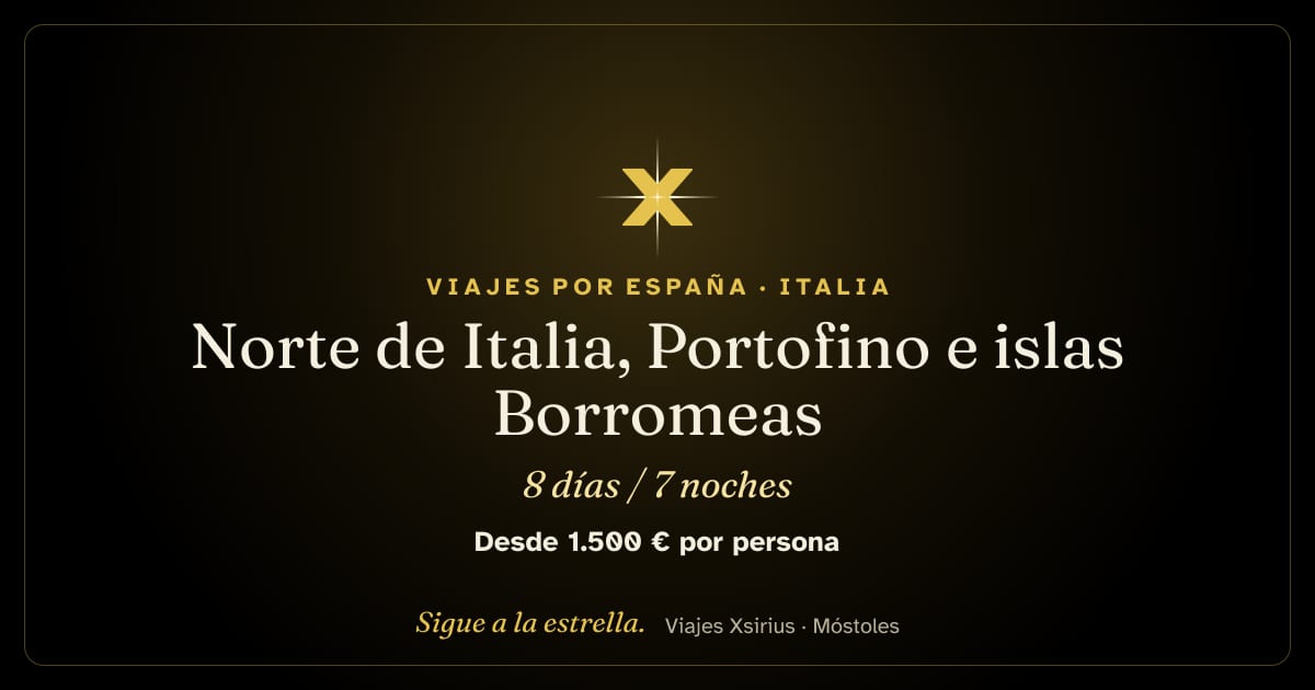 Norte de Italia, Portofino e islas Borromeas: Italia, 8 días / 7 noches