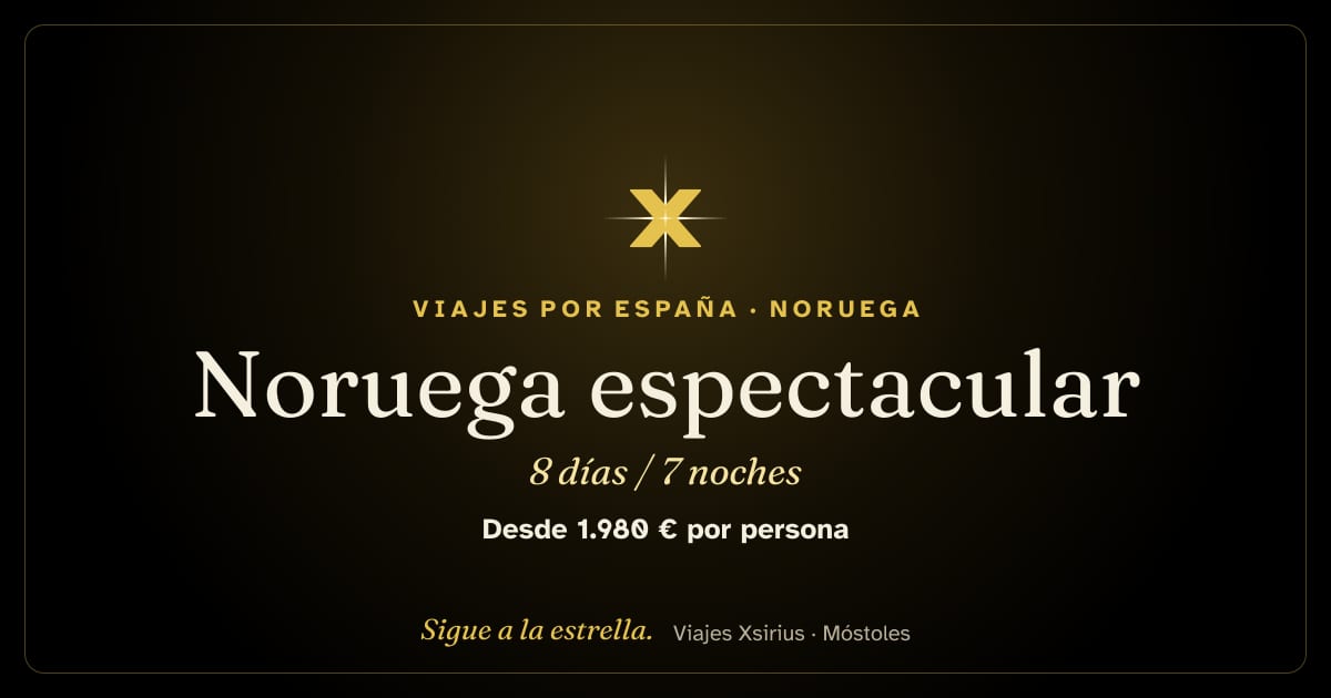 Noruega espectacular: Noruega, 8 días / 7 noches