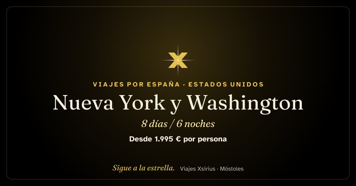Nueva York y Washington: Estados Unidos, 8 días / 6 noches