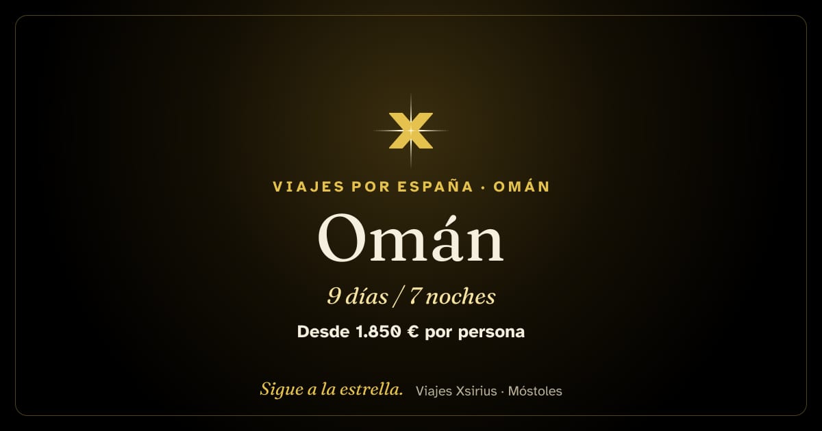 Omán: Omán, 9 días / 7 noches