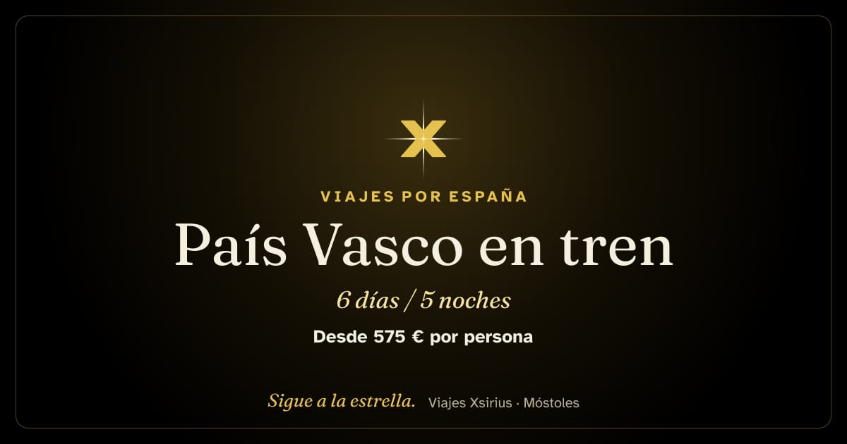 País Vasco en tren: España, 6 días / 5 noches