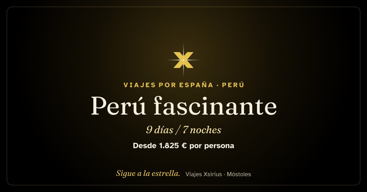 Perú fascinante: Perú, 9 días / 7 noches