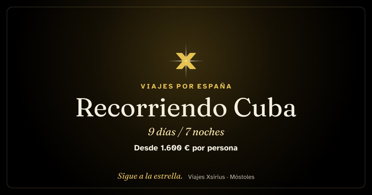 Recorriendo Cuba: Cuba, 9 días / 7 noches