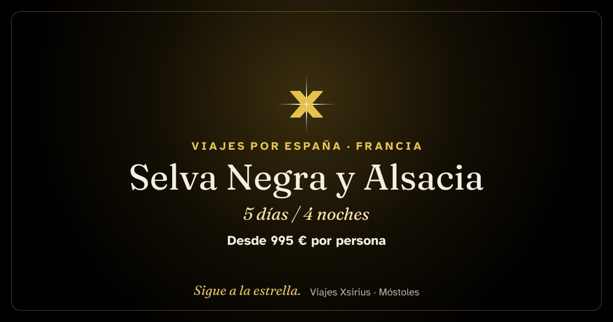 Selva Negra y Alsacia: Francia, Alemania y Suiza, 5 días / 4 noches