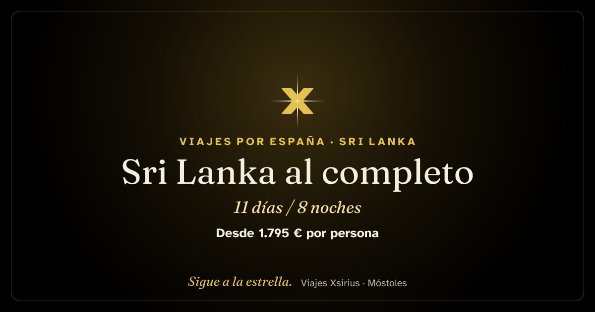 Sri Lanka al completo: Sri Lanka, 11 días / 8 noches