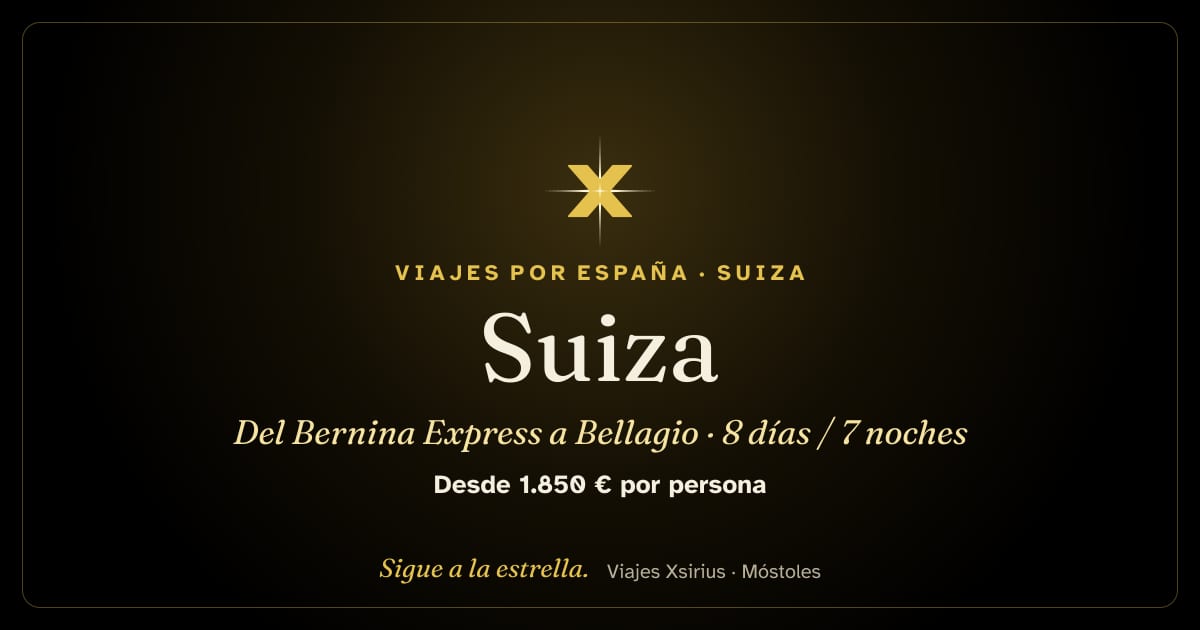 Suiza: del Bernina Express a Bellagio: Suiza e Italia (lagos de Como y Maggiore), 8 días / 7 noches