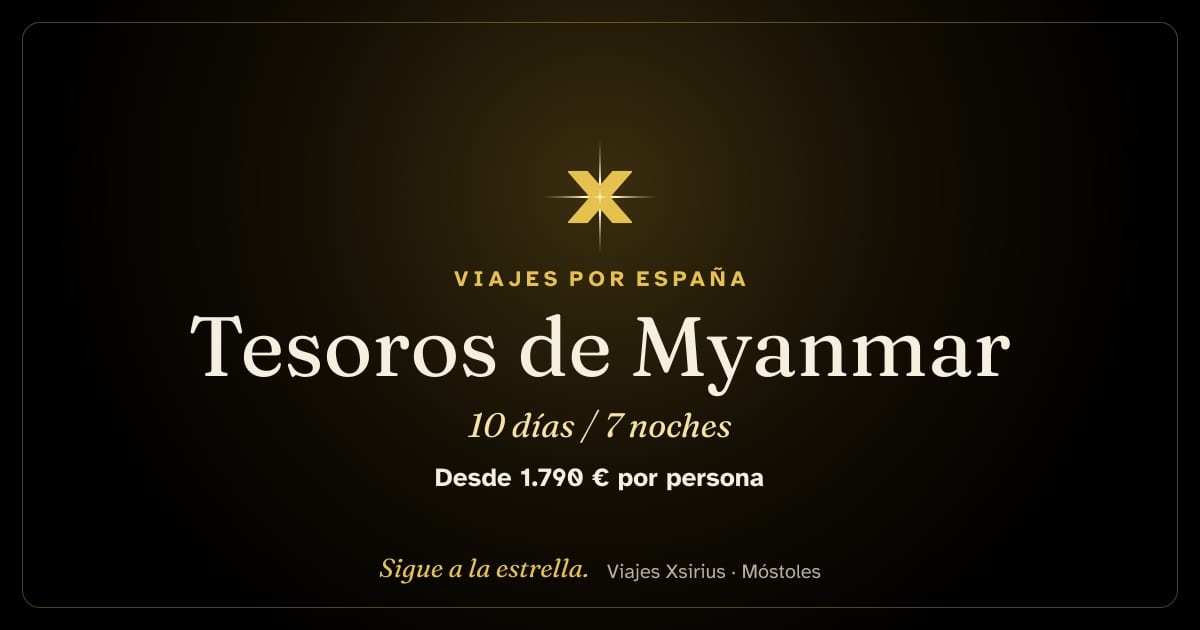 Tesoros de Myanmar: Myanmar (Birmania), 10 días / 7 noches