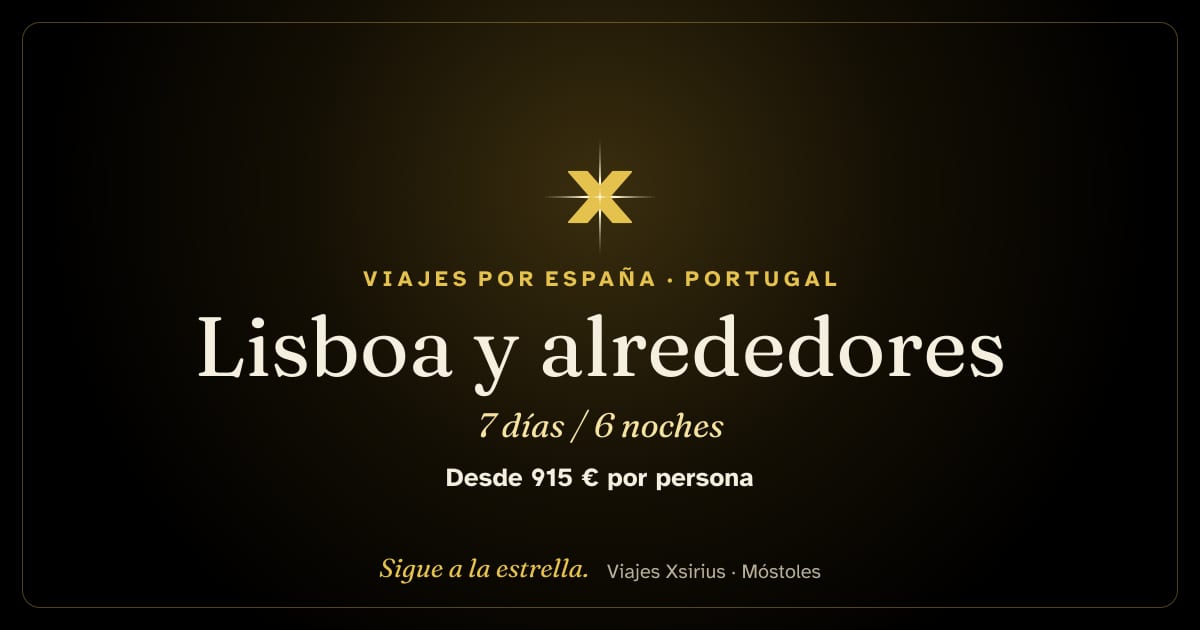 Lisboa y alrededores: Portugal, 7 días / 6 noches