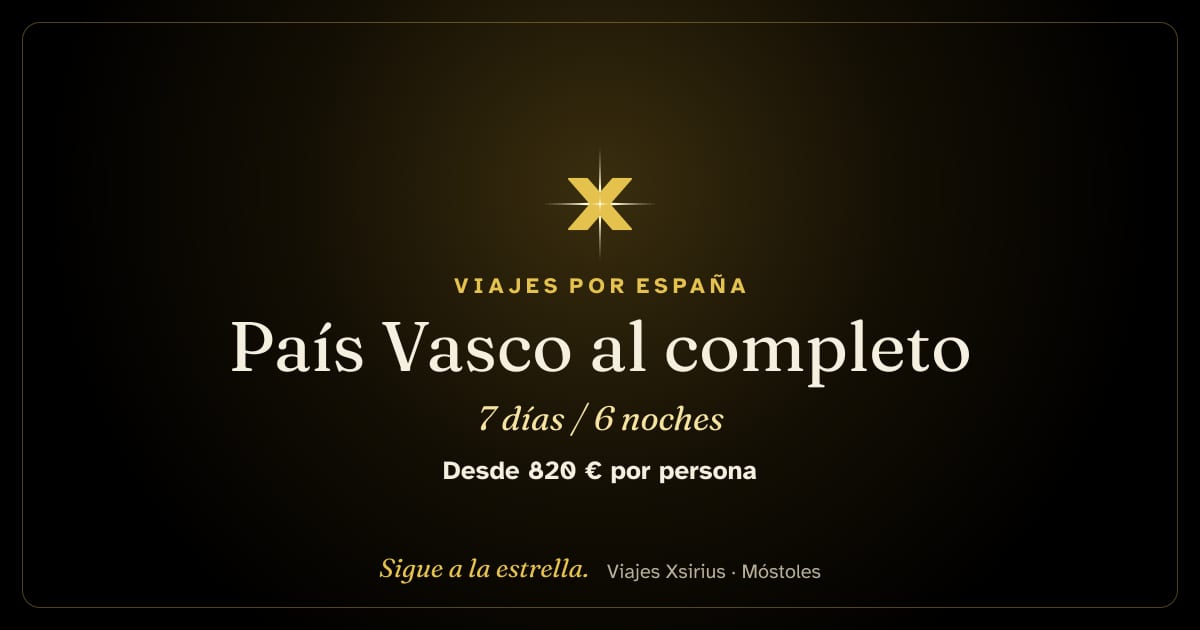 País Vasco al completo: España y Francia, 7 días / 6 noches