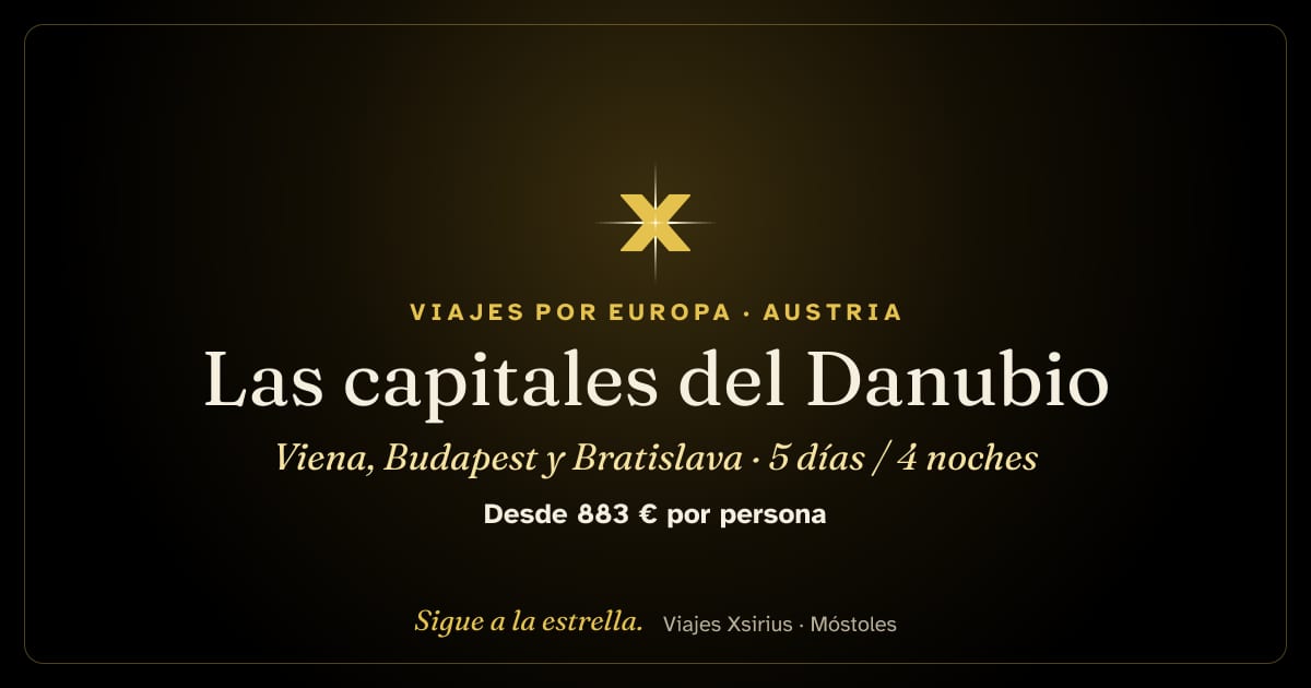 Las capitales del Danubio: Viena, Budapest y Bratislava: Austria, Hungría y Eslovaquia, 5 días / 4 noches