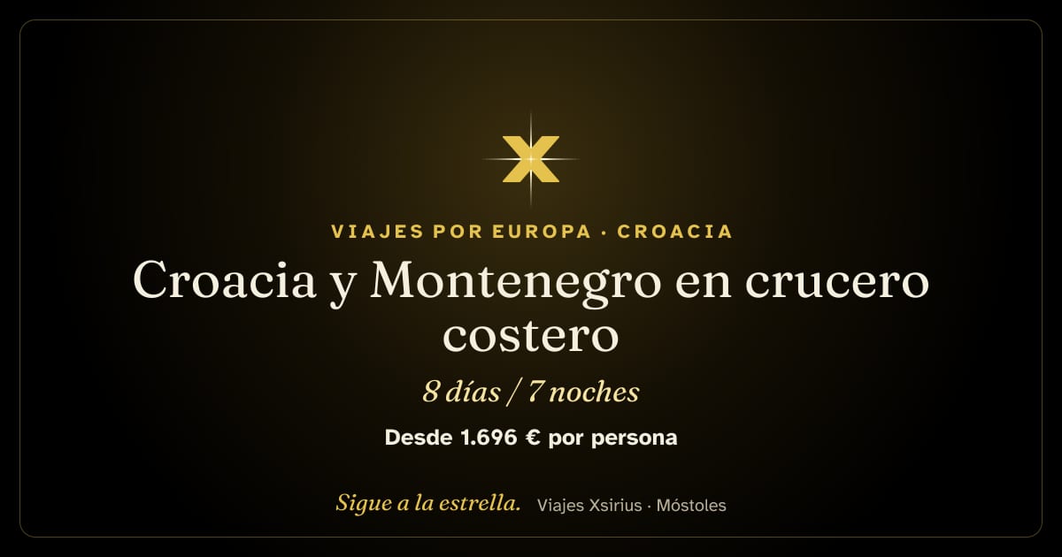 Croacia y Montenegro en crucero costero: Croacia y Montenegro, 8 días / 7 noches