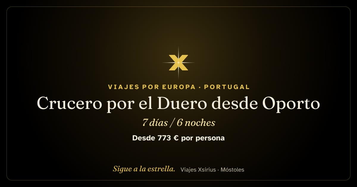 Crucero por el Duero desde Oporto: Portugal y España, 7 días / 6 noches