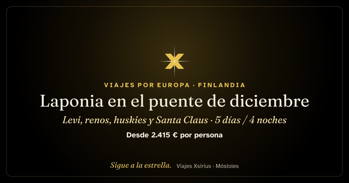 Laponia en el puente de diciembre: Levi, renos, huskies y Santa Claus: Finlandia (Levi, Laponia), 5 días / 4 noches