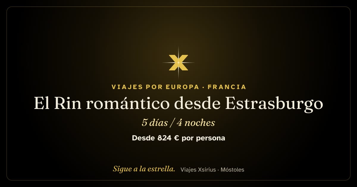 El Rin romántico desde Estrasburgo: Francia y Alemania, 5 días / 4 noches