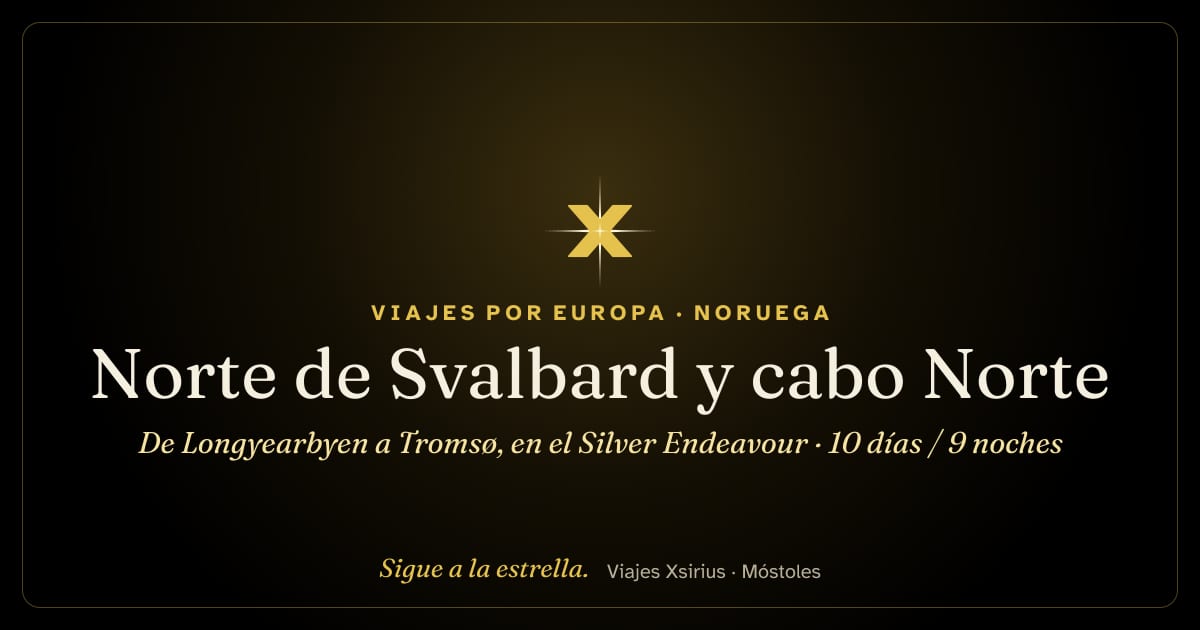 Norte de Svalbard y cabo Norte: de Longyearbyen a Tromsø, en el Silver Endeavour: Noruega, 10 días / 9 noches
