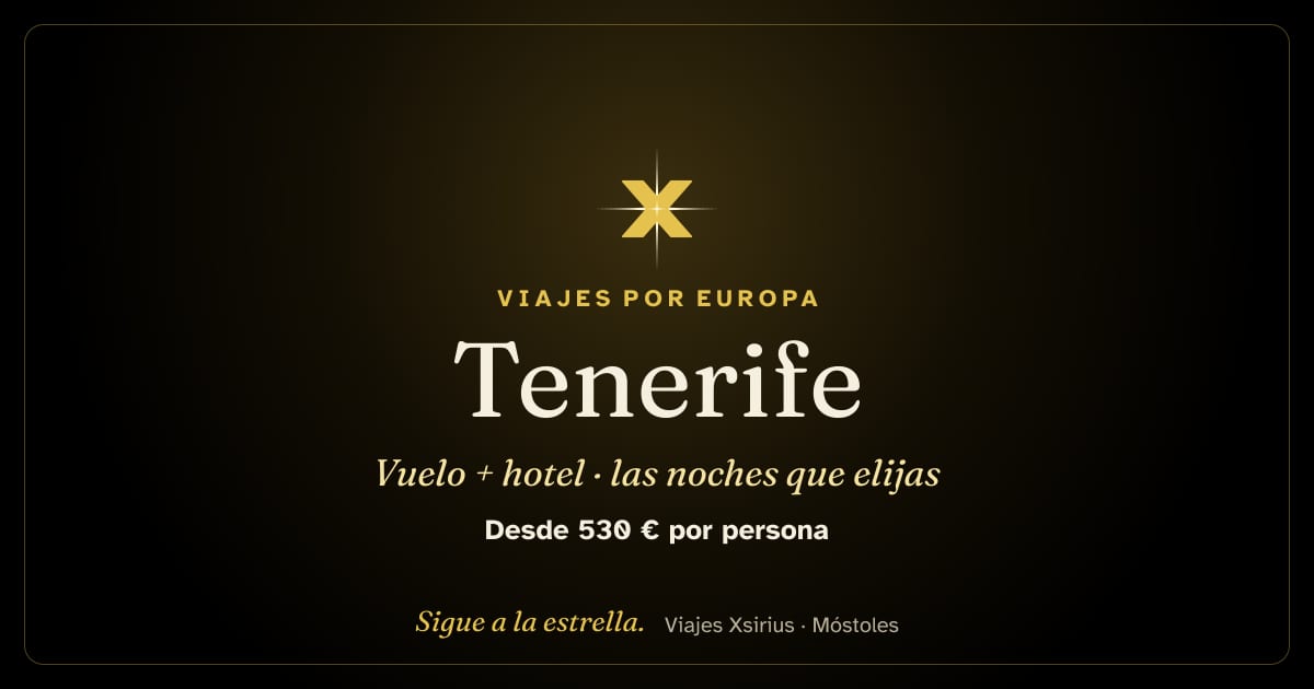 Tenerife: vuelo + hotel: Tenerife (España), las noches que elijas