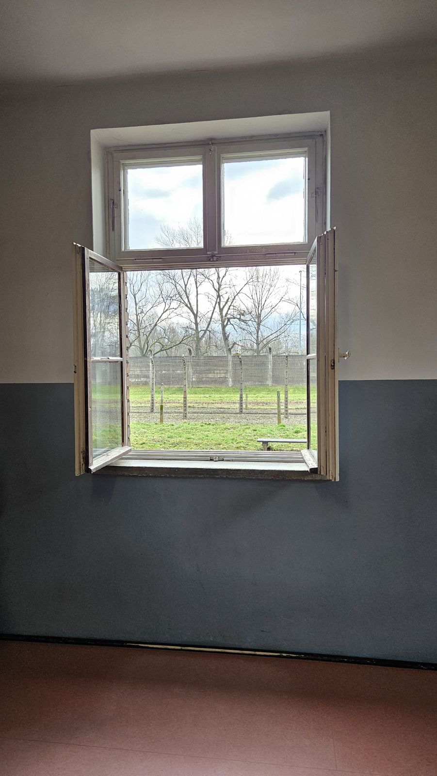 Auschwitz: una ventana del bloque