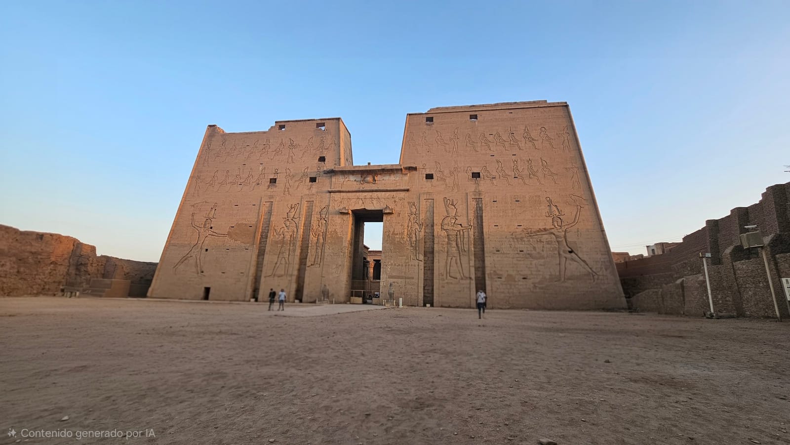 El templo de Horus en Edfú